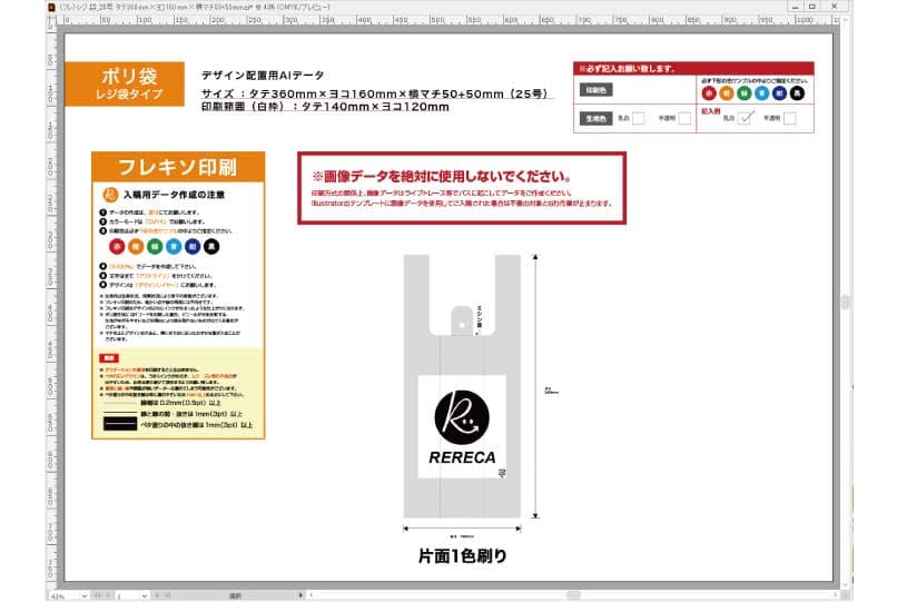 テンプレート配置イメージ
