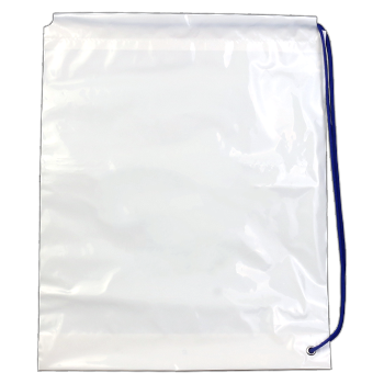 【ワンポイントポリ袋】ショルダータイプ Lサイズ LDPE ホワイト